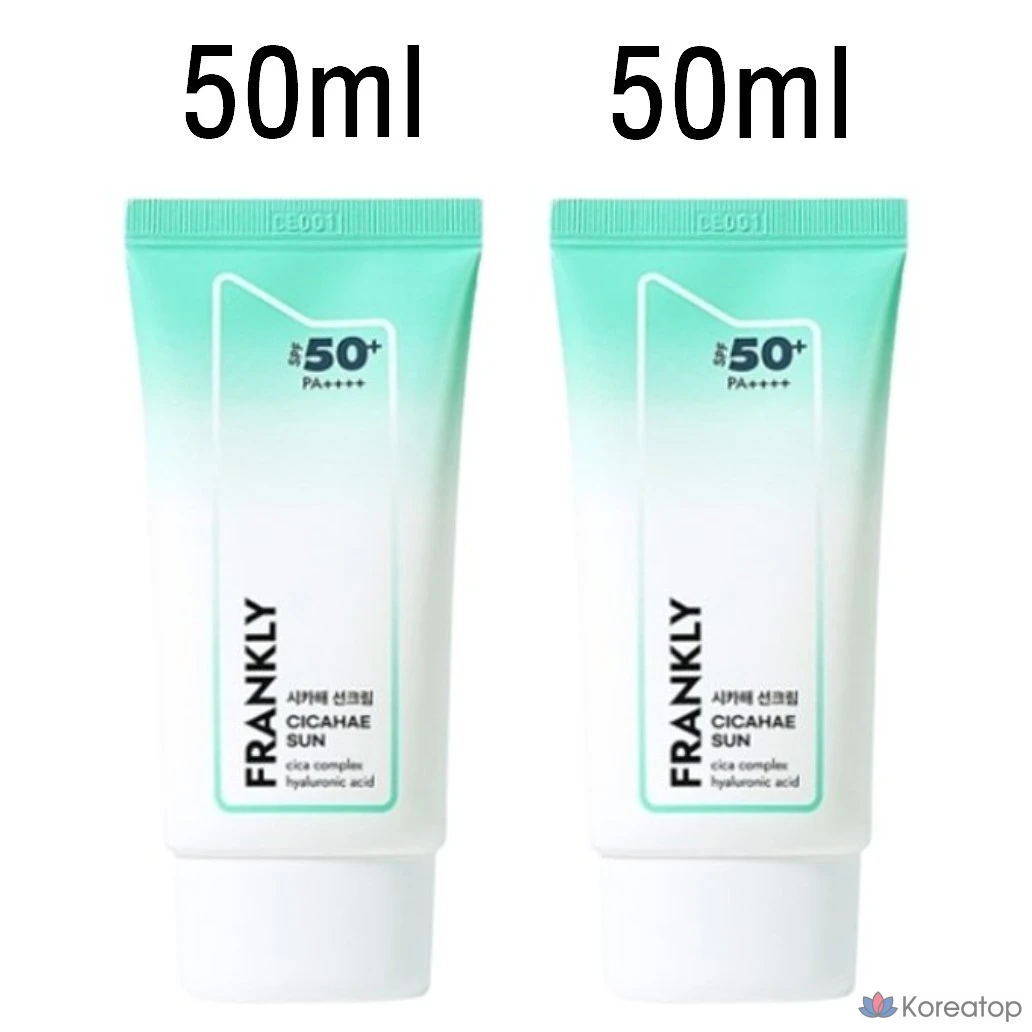 Солнцезащитный крем Frankly Cicahe Sun Cream SPF50+ PA++++, 100 мл, 1 шт.