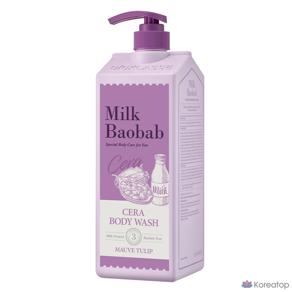 Гель для душа Milk Baobab Sera Body Wash Mauve Tulip, 1.2 л, 1 шт.