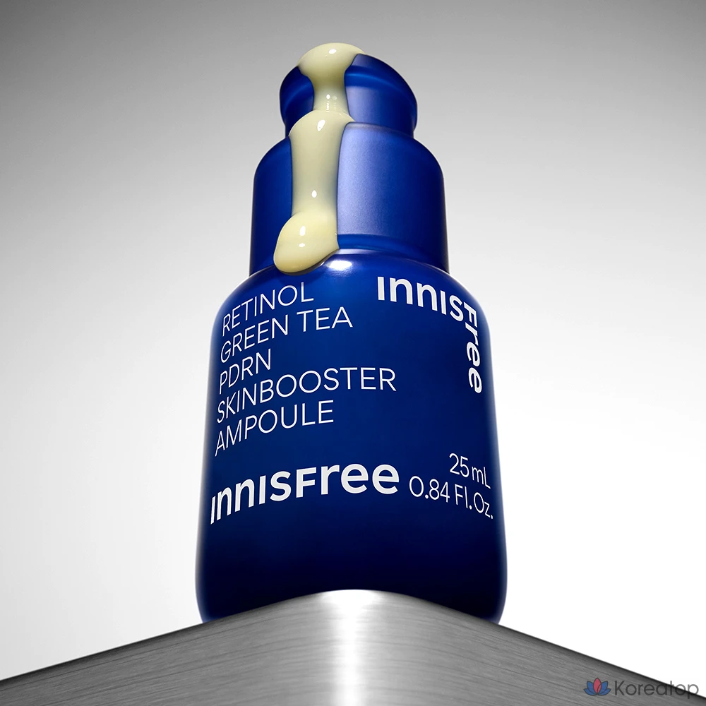 Ампульная сыворотка Innisfree Retinol Green Tea PDRN Skin Booster Ampoule, 25 мл, 1 шт.
