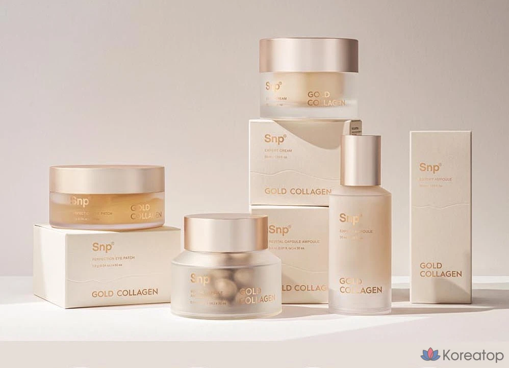 Ампульная сыворотка SNP Gold Collagen Expert Ampoule, 50 мл, 1 шт.