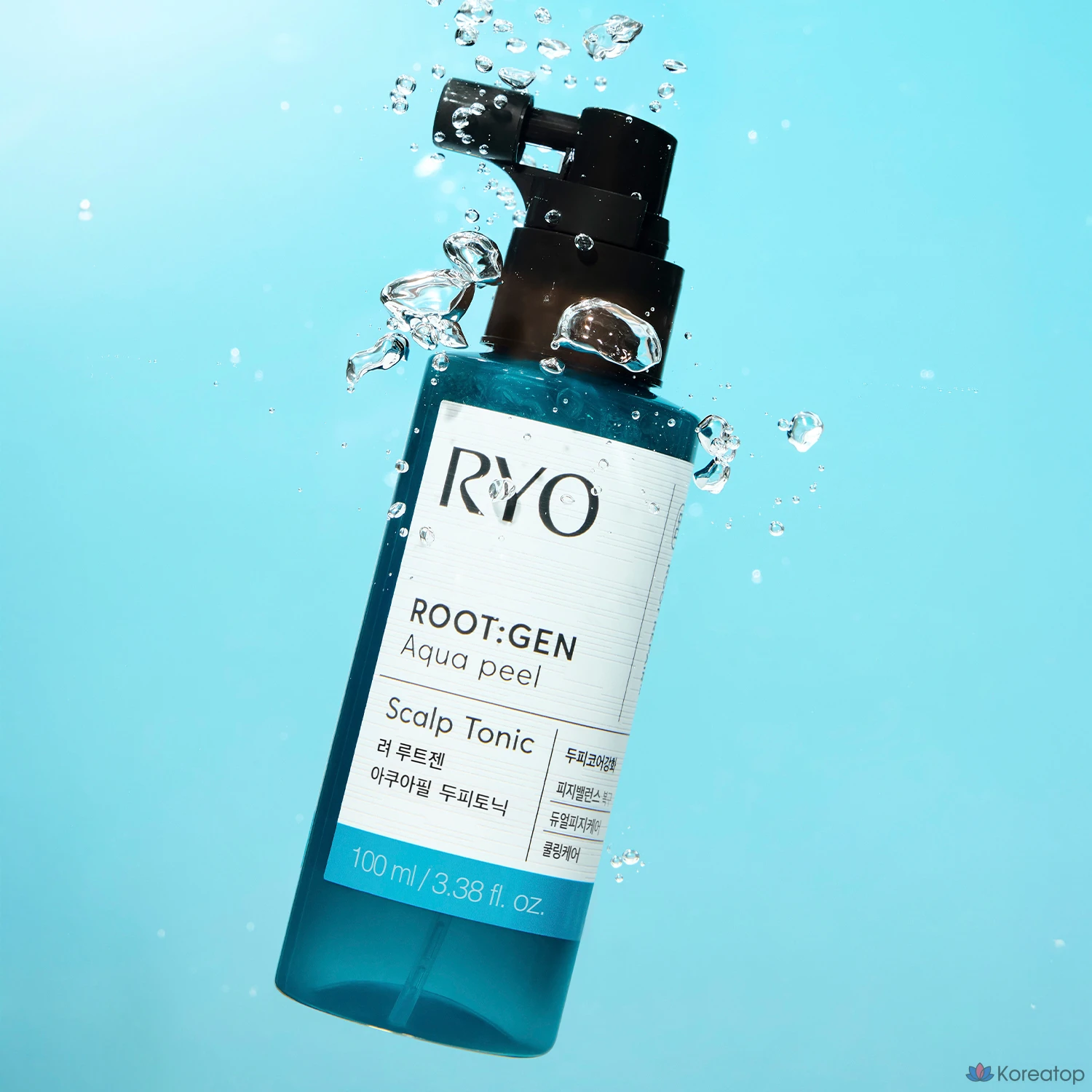Тоник для волос и кожи головы Ryo Cooling Scalp Care Rootgen Aqua Peel Hair Tonic, 100 мл, 1 шт.