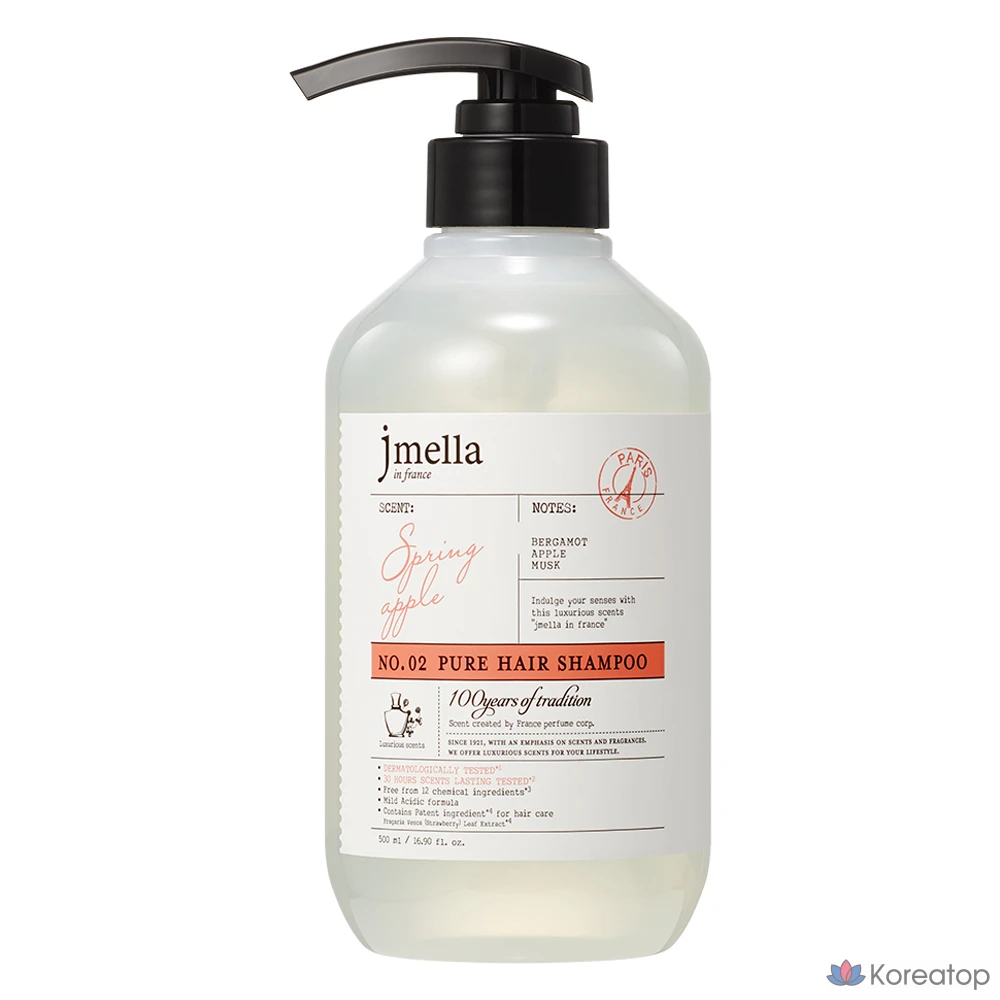 Шампунь Jmella In France Pure Spring Apple Hair Shampoo, 500 мл, 1 шт.