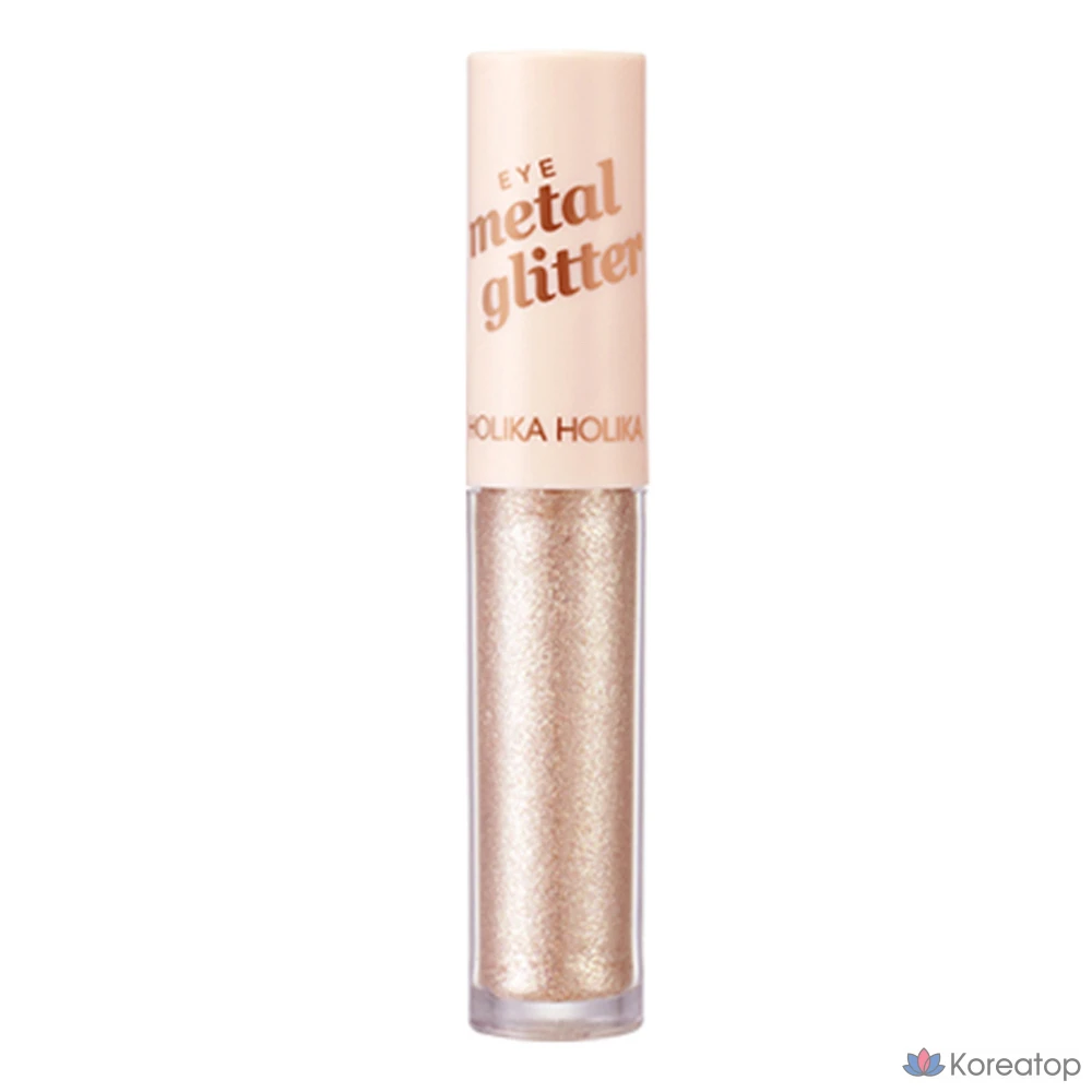 Жидкие тени для век Holika Holika Eye Metal Glitter Liquid Eyeshadow, оттенок 10 Sunshine, 1 шт.