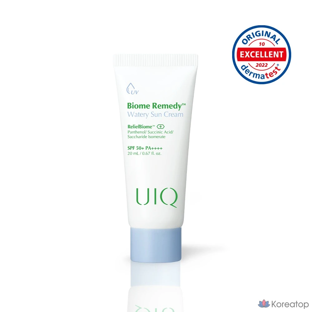 Солнцезащитный крем UIQ Biome Remedy Moisture Sun Cream, 20 мл, 1 шт.