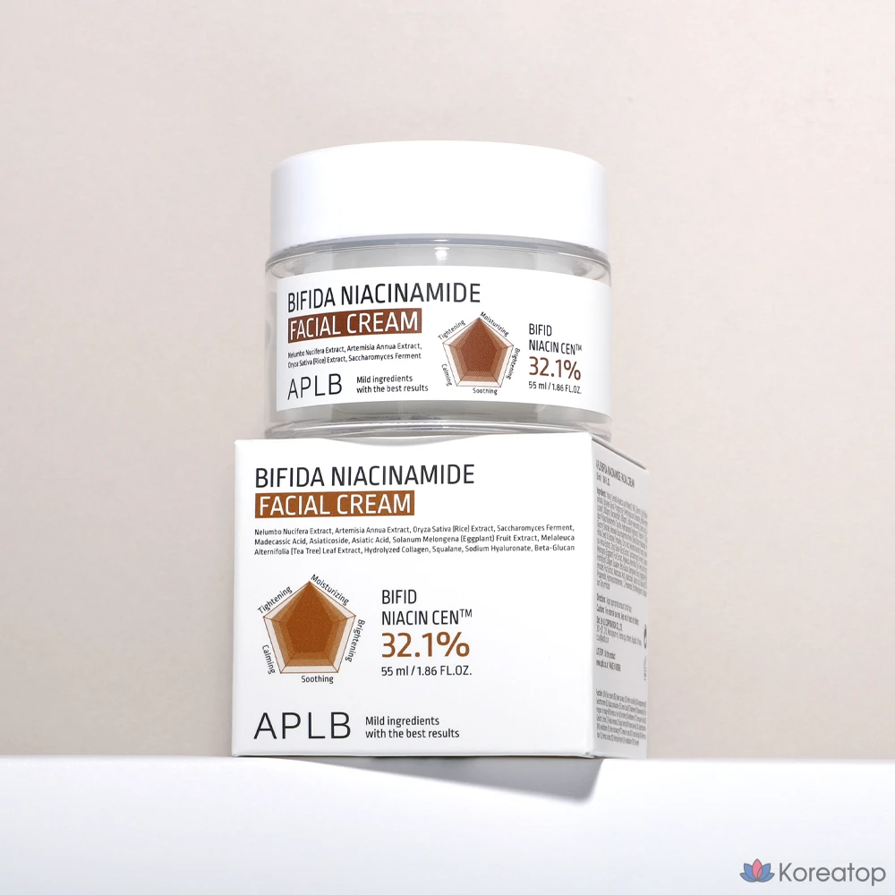 Крем для лица APLB Bifida Niacinamide Facial Cream, 55 мл, 1 шт.