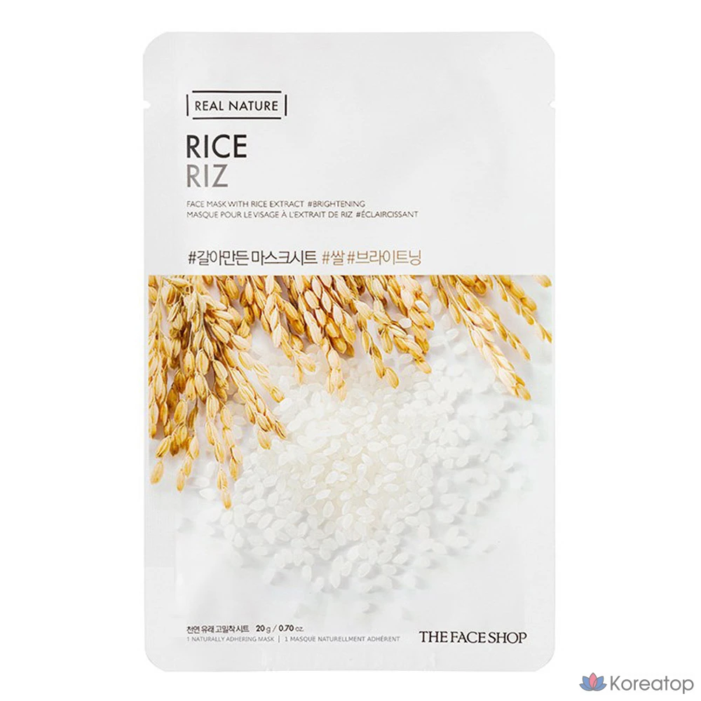 Тканевая маска для лица The Face Shop Rice Mask Sheet 2017, 1 шт.