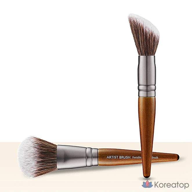 Пудра для фиксации макияжа Too Cool For School Bye-rodant Finish Setting Pact + Portable Contour Brush Set, 4 г, 1 шт.