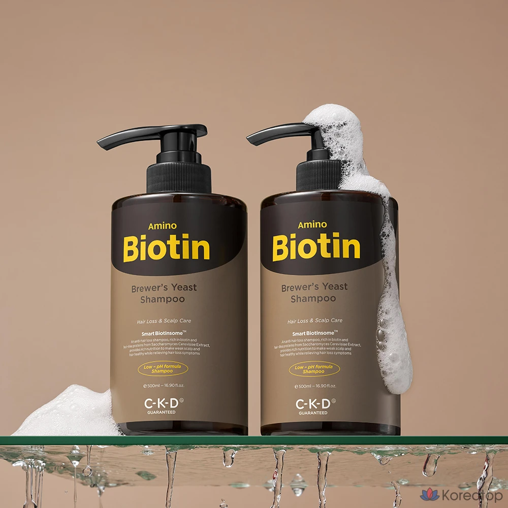 Шампунь CKD Amino Biotin Beer Yeast Shampoo, 500 мл, 1 шт.
