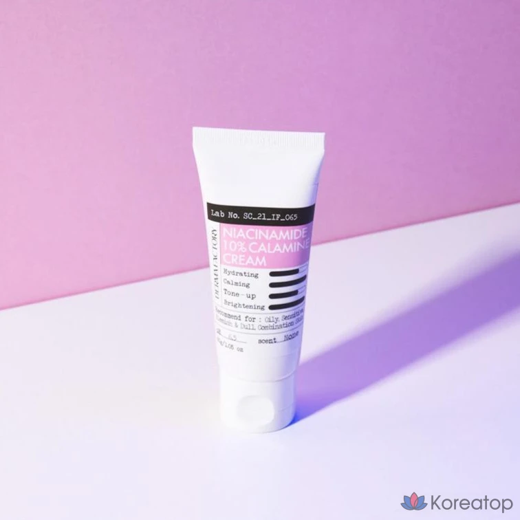 Крем Derma Factory Niacinamide 10% Calamine Cream, 30 г, 1 шт.