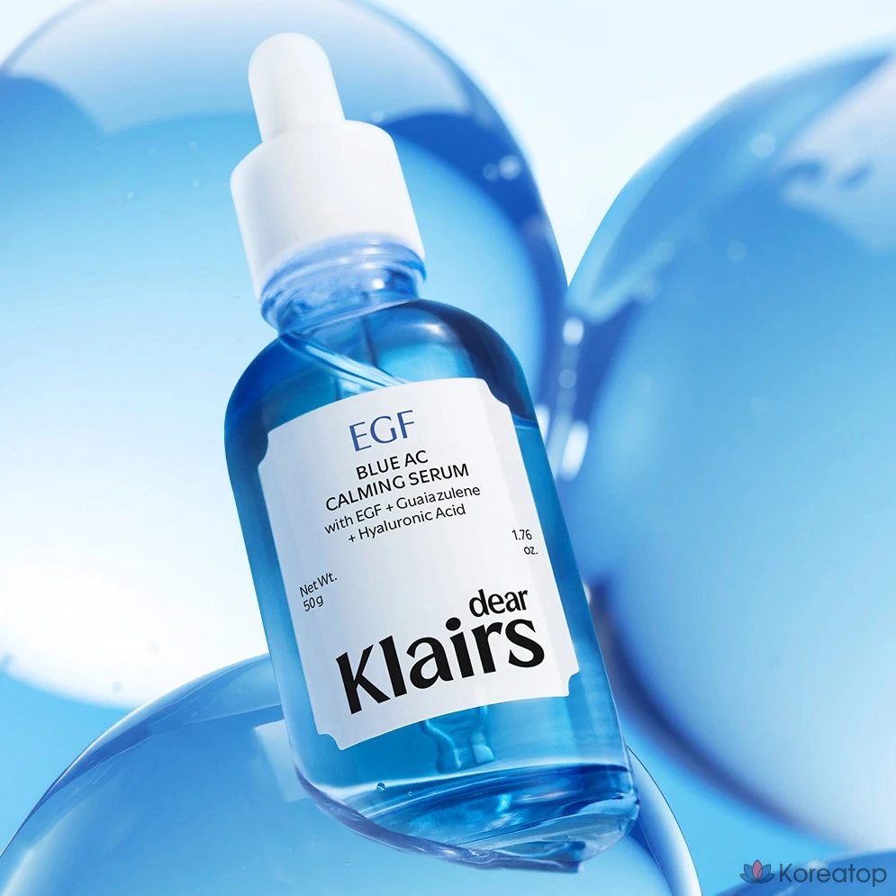 Сыворотка Dear, Klairs EGF Blue AC Soothing Serum, 50 г, 1 шт.