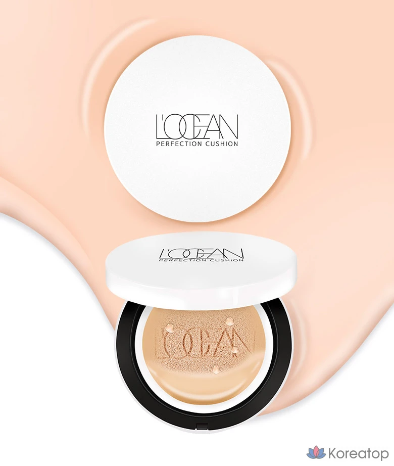 Кушон L'OCEAN Perfection Cushion Foundation, оттенок 23 Cafe Latte, 25 г, 1 шт., фото 3