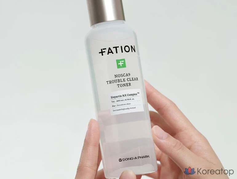 Тонер FATION Donga Pharm Noscarnine Trouble Clear Toner, 200 мл, 1 шт., фото 7