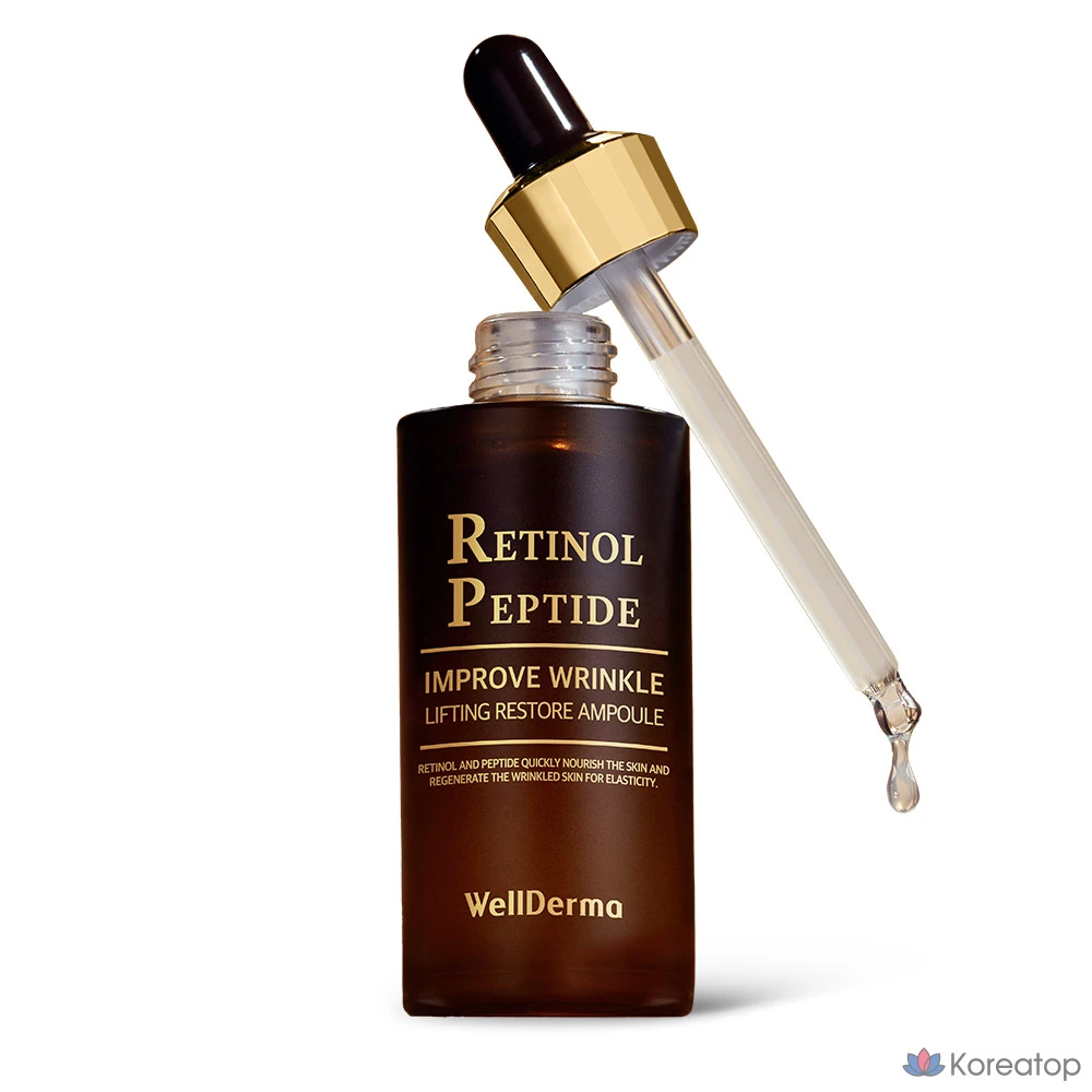 Ампульная сыворотка WellDerma Retinol Peptide Lifting Restore Ampoule, 30 мл, 1 шт.