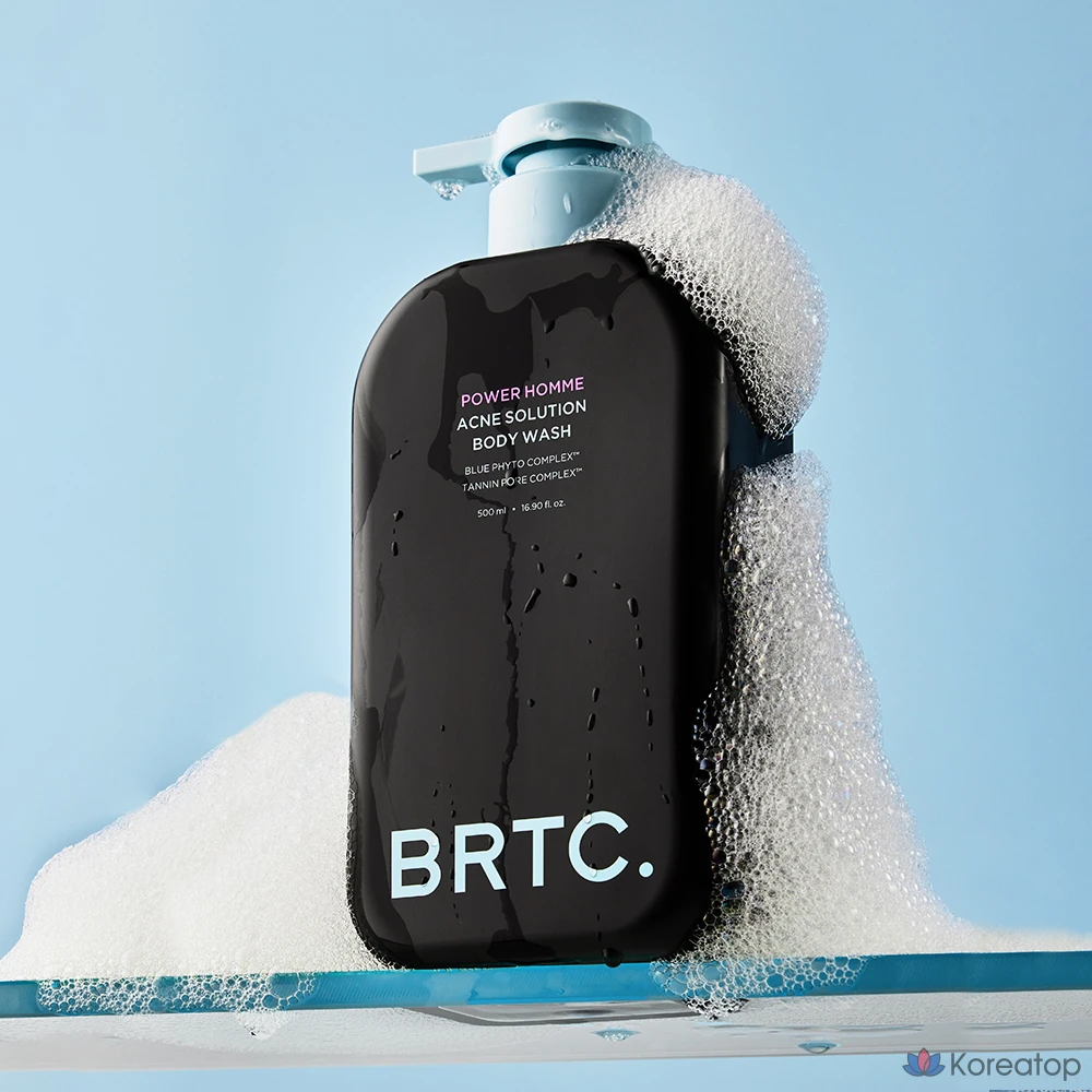 Гель для душа BRTC Power Homme Acne Solution Body Wash, 500 мл, 1 шт.