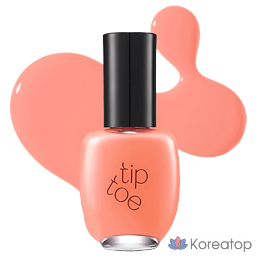 Лак для ногтей Tip Toe Andante Nail Polish, оттенок 213 Peach Sorbet, 10 мл, 1 шт.
