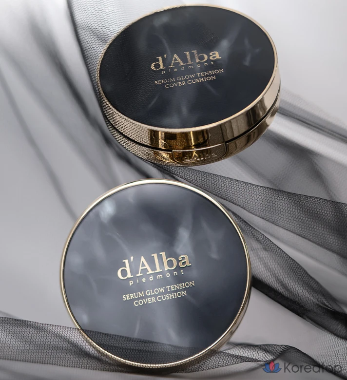 Кушон d'Alba Serum Glow Tension Cover Cushion Refill, оттенок 23, 17 г, 1 шт.