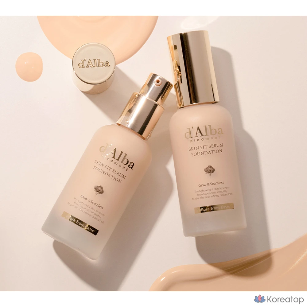 Тональная основа d'Alba Skin Fit Serum Foundation, оттенок 23, 30 мл, 1 шт., фото 8