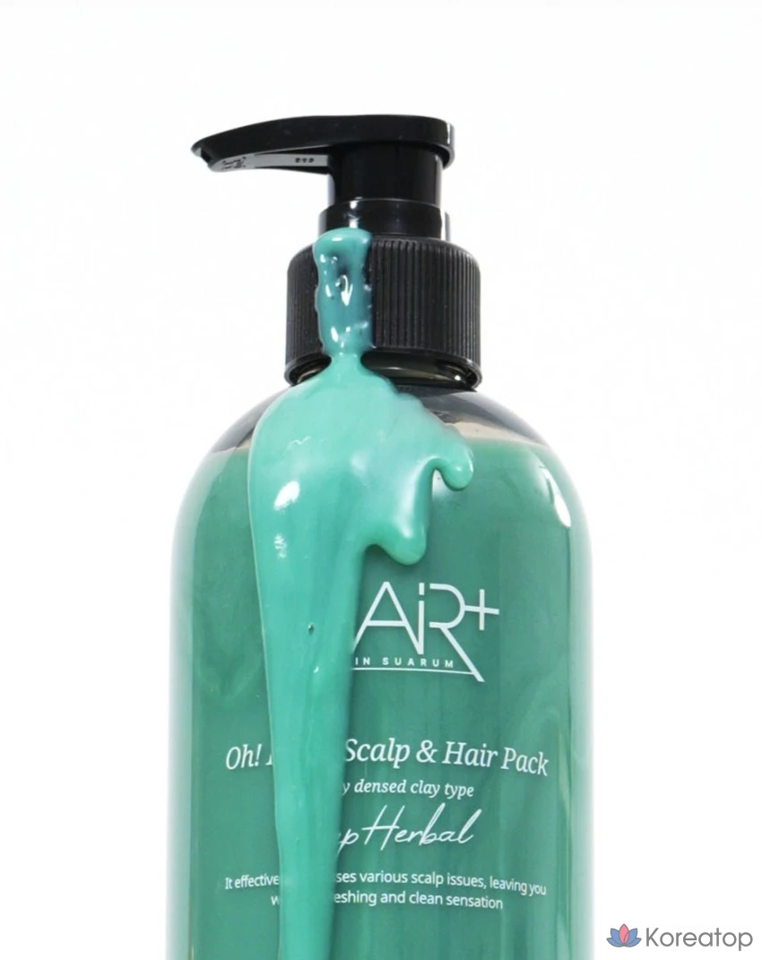 Маска для волос Hair Plus Offresh Deep Herbal Scalp &amp; Hair Pack Fresh Herb Green, 500 мл, 1 шт.