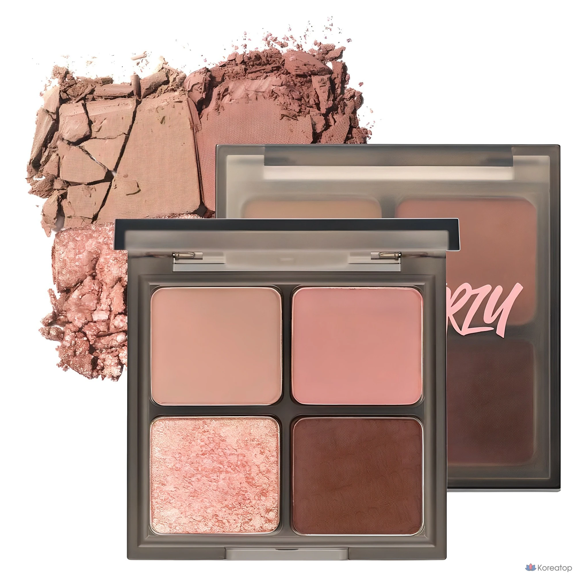 Тени для век MERZY Mood Fit Shadow Palette, оттенок S1 Amusing Rose, 1 шт.