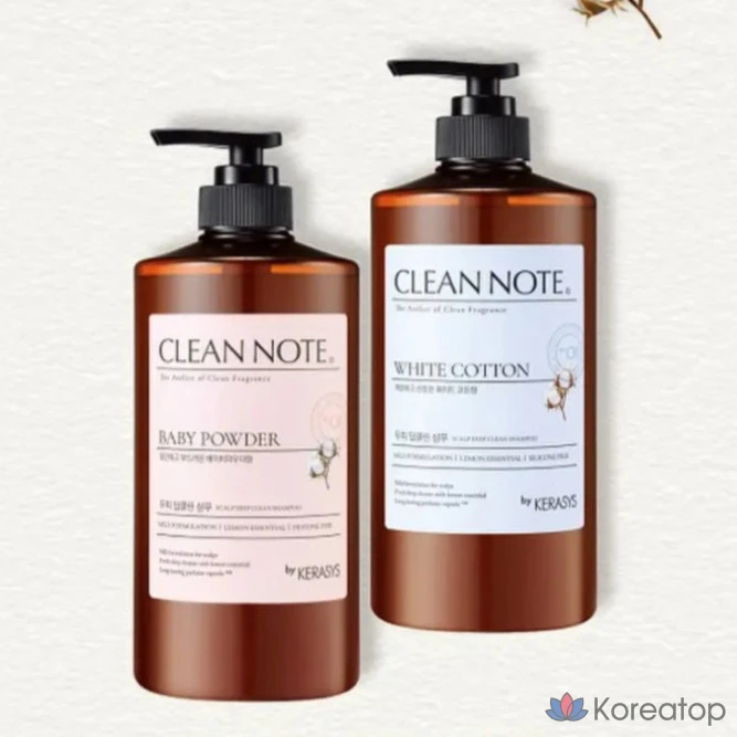 Шампунь KeraSys Clean Note Shampoo White Cotton, 800 мл, 1 шт.