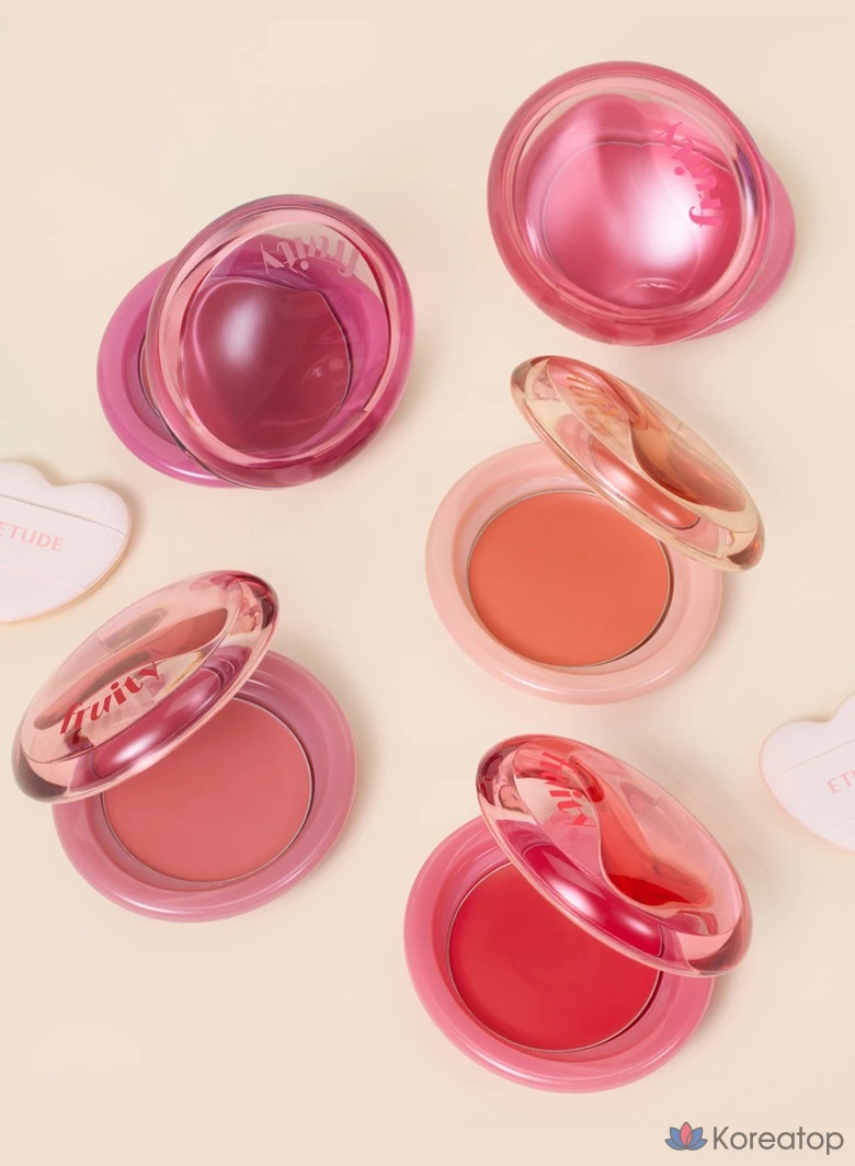 Бальзам для губ и щёк Etude House Fruit Lip & Cheek Blur Balm, оттенок 04, 1 шт., фото 3