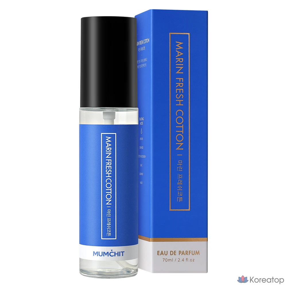 Духи для ткани MUMCHIT, Marine Fresh Cotton, 70 мл, 1 шт.