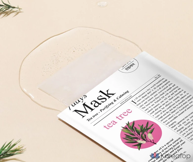Тканевая маска для лица Ariul 7 Days Tea Tree M Mask, 230 мл, 10 шт., фото 3