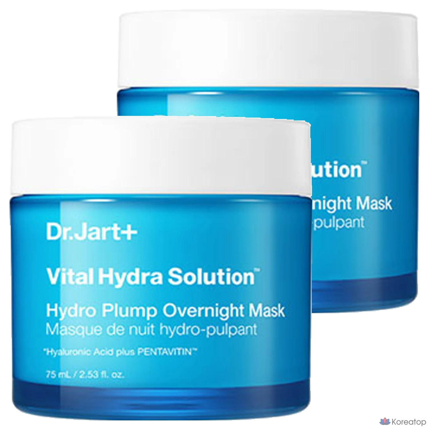 Ночная маска Dr. Jart+ Vital Hydra Solution Hydro Plump Overnight Mask, 75 мл, 2 шт.