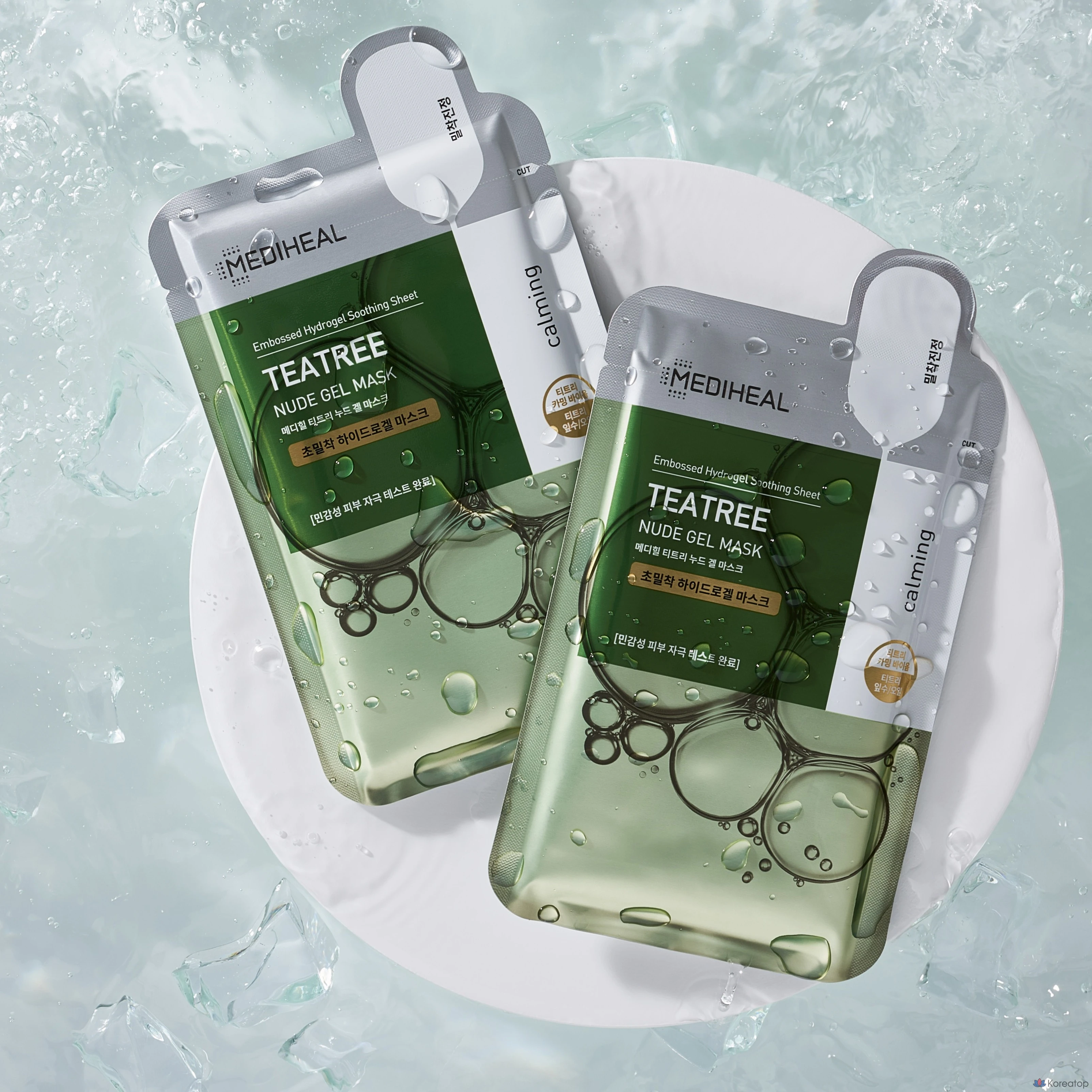 Тканевая маска для лица MEDIHEAL Tea Tree Nude Gel Mask, 10 шт.