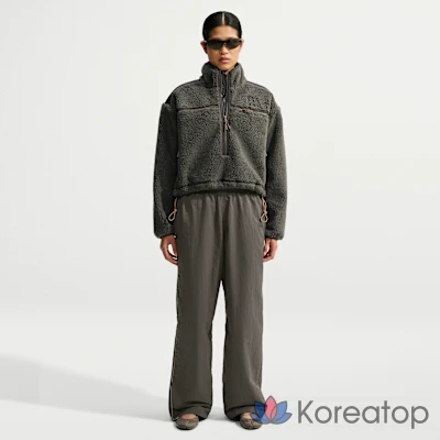 Куртка женская Nike NikeSKIMS Sherpa Oversized 3/4 Zip Jacket, фото 4