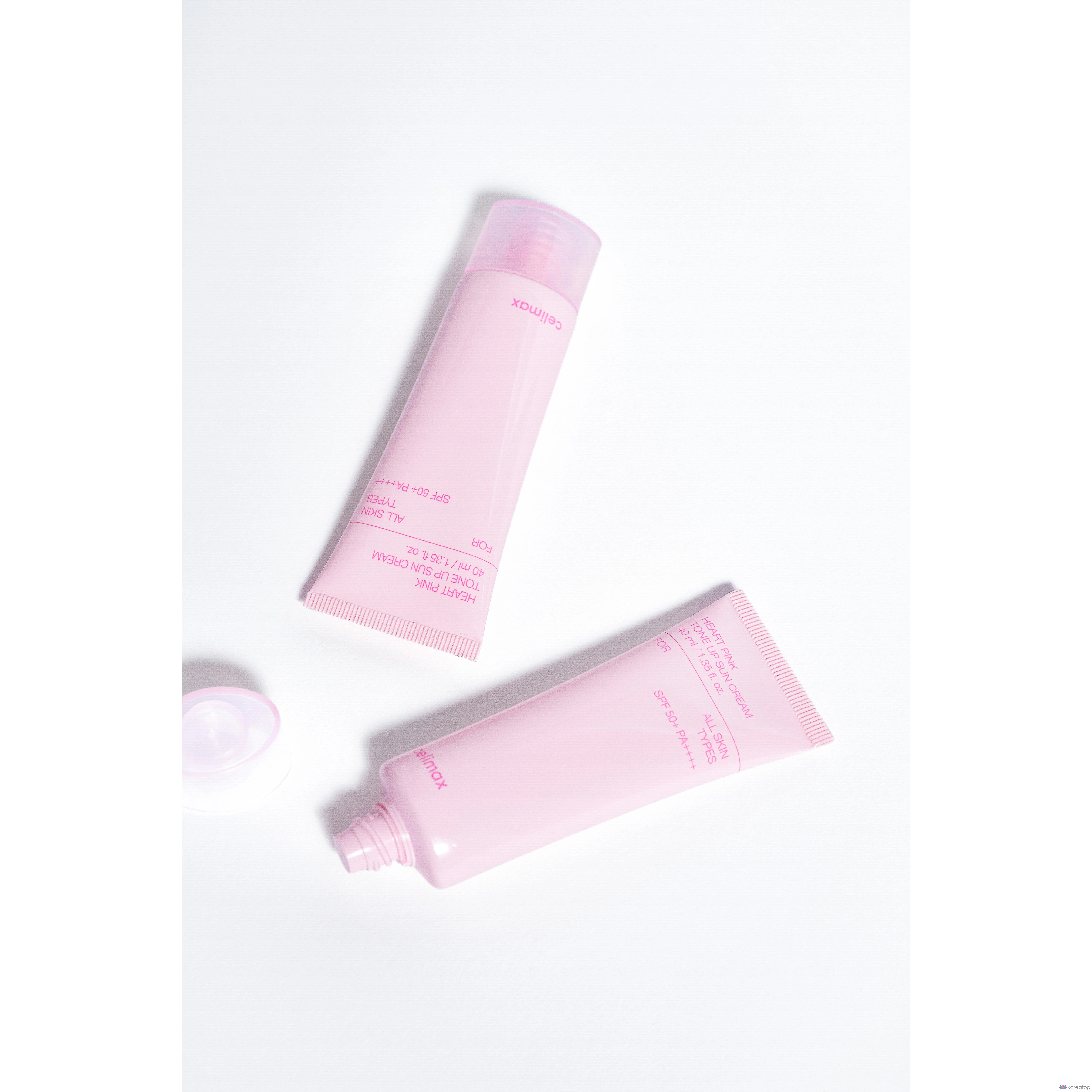 Солнцезащитный крем Celimax Heart Pink Tone Up Sun Cream SPF50+ PA++++, 40 мл, 1 шт.