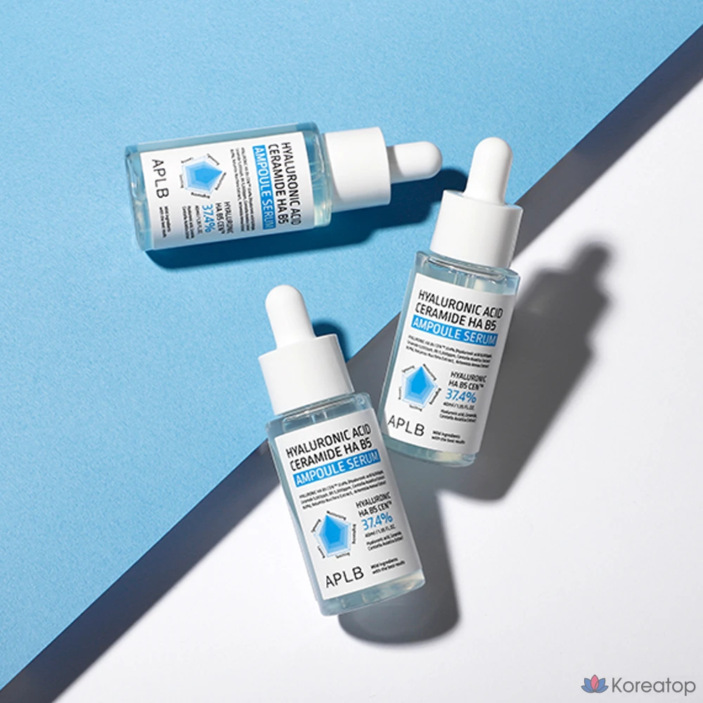 Ампульная сыворотка APLB Hyaluronic Acid Ceramide HA B5 Ampoule Serum, 40 мл, 1 шт.