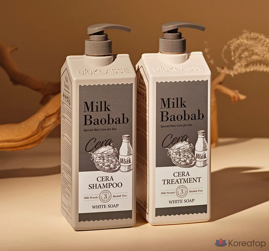 Шампунь Milk Baobab Sera Shampoo White Soap, 1.2 л, 1 шт.