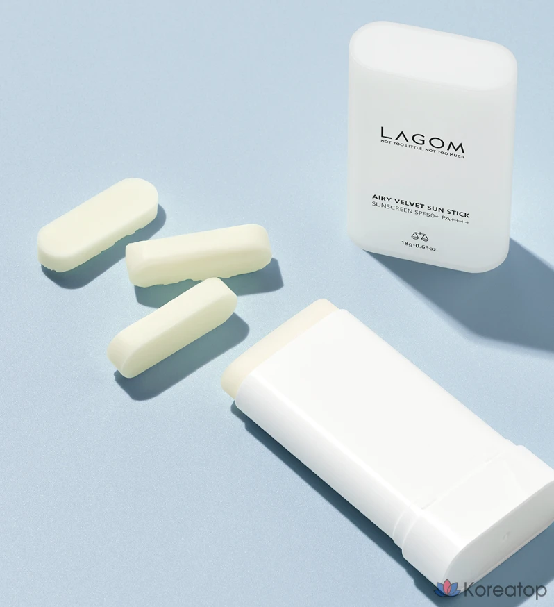 Солнцезащитный стик LAGOM Airy Velvet Sun Stick SPF50+ PA++++, 18 г, 1 шт.