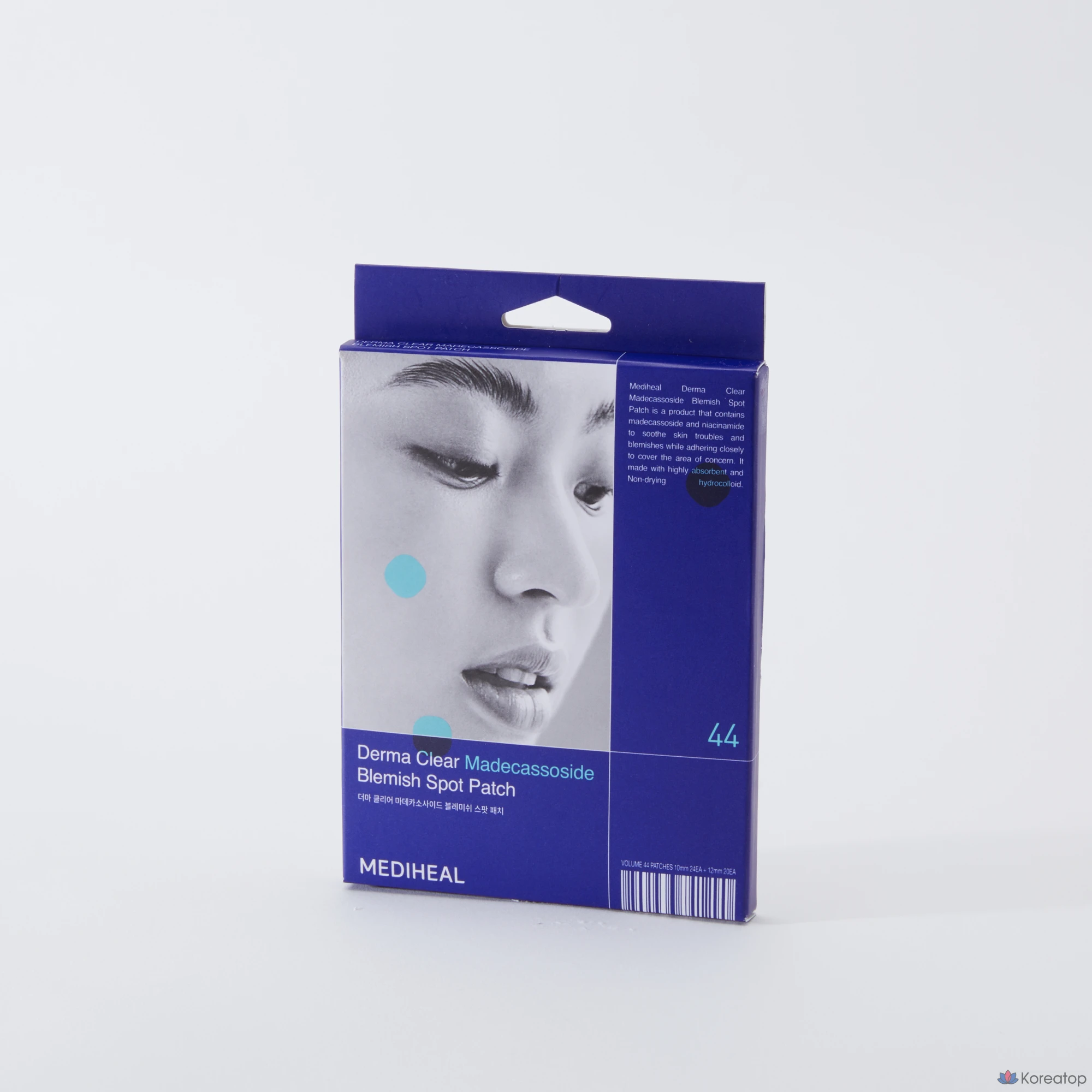 Патчи для лица MEDIHEAL Derma Clear Madecassoside Blemish Spot Patch, 44 шт.
