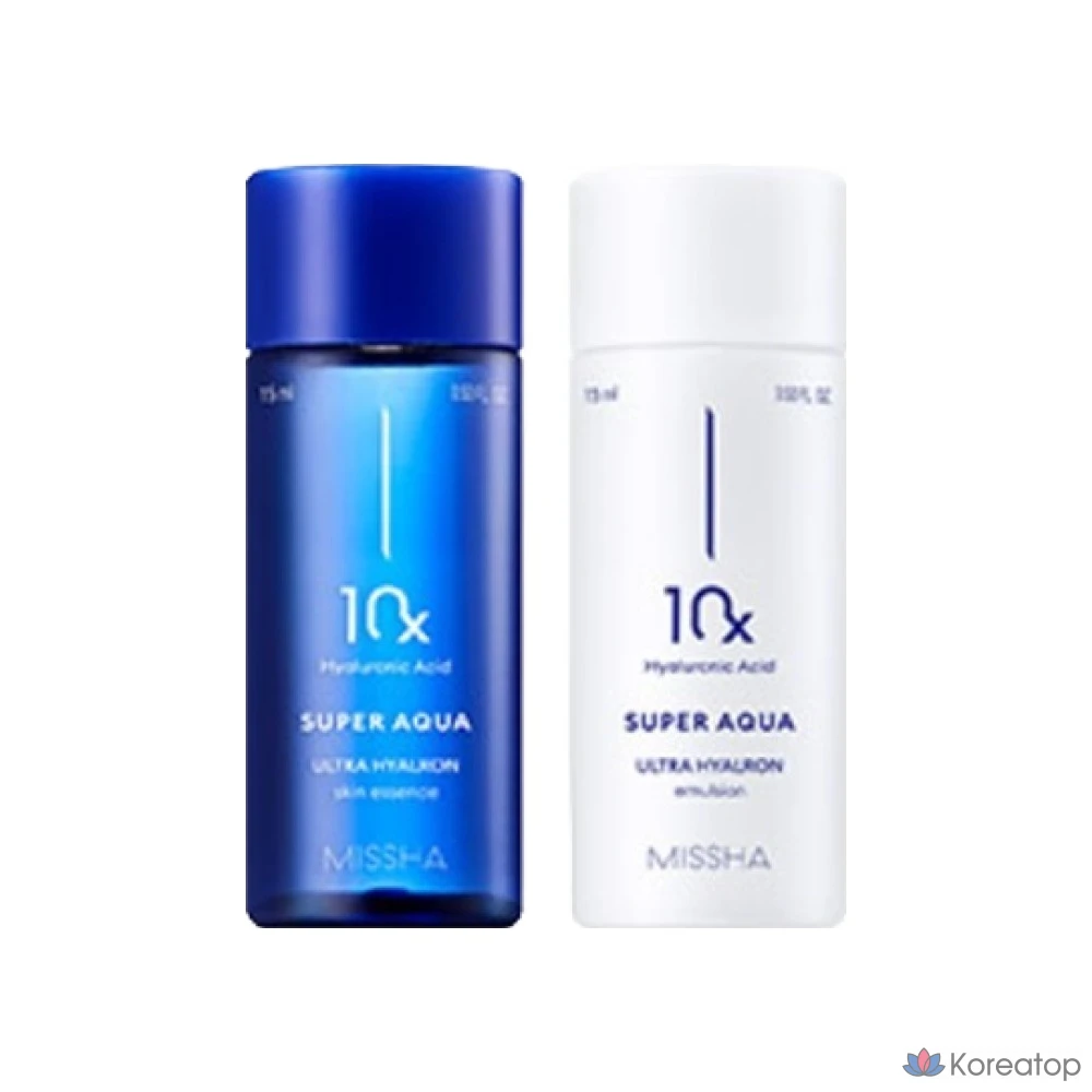 Набор для ухода Missha Super Aqua Ultra Hyalron 2-piece Set, 3 шт., фото 4