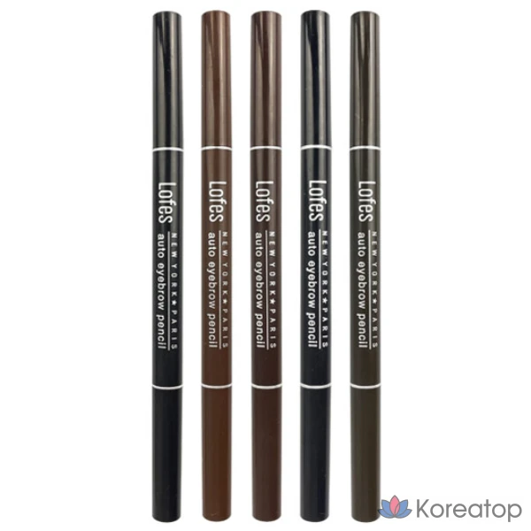 Карандаш для бровей Prorance Auto Eyebrow Pencil, оттенок Black, 1 шт.