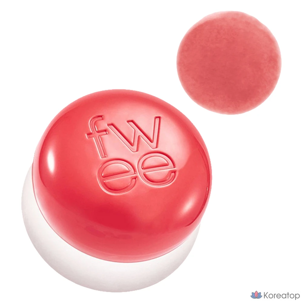 Тинт для губ и щек fwee Lip & Cheek Blurry Pudding Pot, оттенок CR04 Seventeen, 5 г, 1 шт.