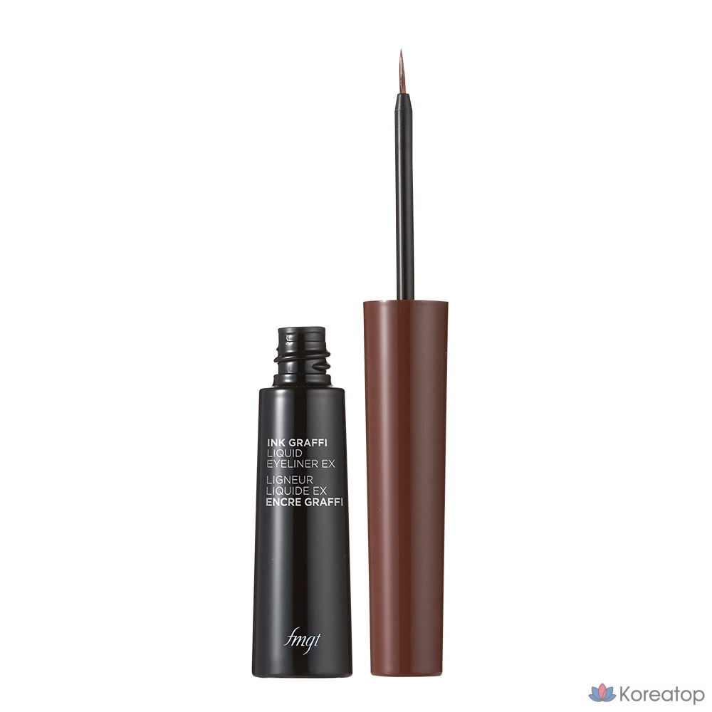 Жидкая подводка для глаз FMGT Ink Graffiti Liquid Liner EX, оттенок 02 Deep Brown, 5.5 г, 1 шт.