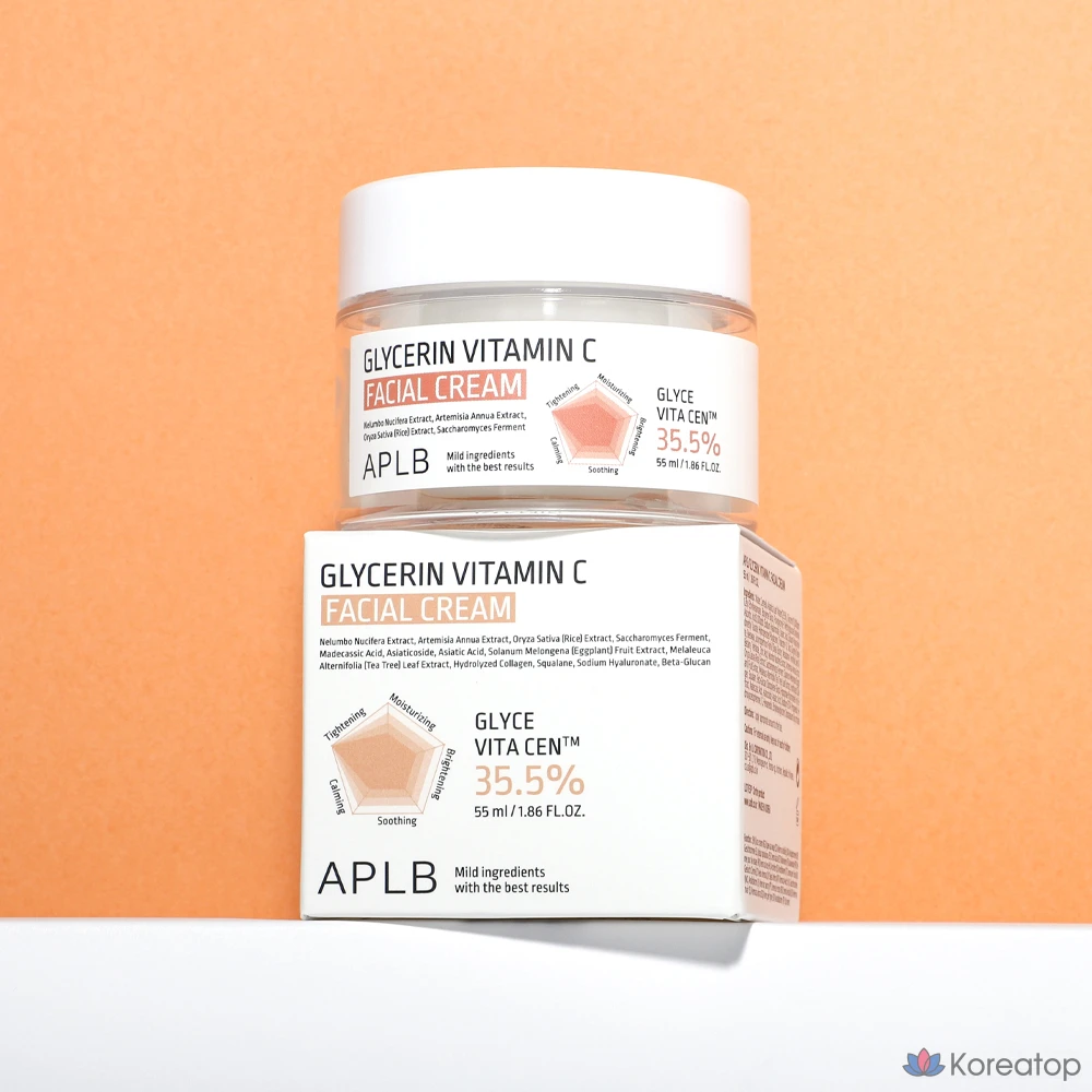 Крем для лица APLB Glycerin Vitamin C Facial Cream, 55 мл, 1 шт.