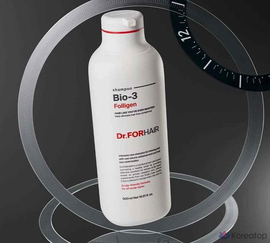 Шампунь Dr. Forhair Foligen Bio 3, 500 мл, 1 шт.