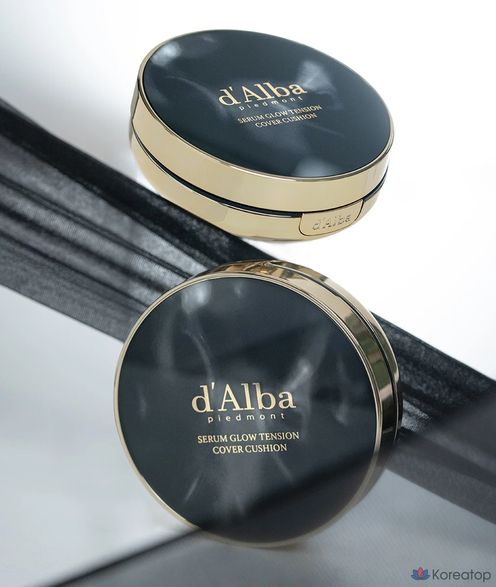 Кушон d'Alba Serum Glow Tension Cover Cushion, оттенок 23, 17 г, 1 шт.