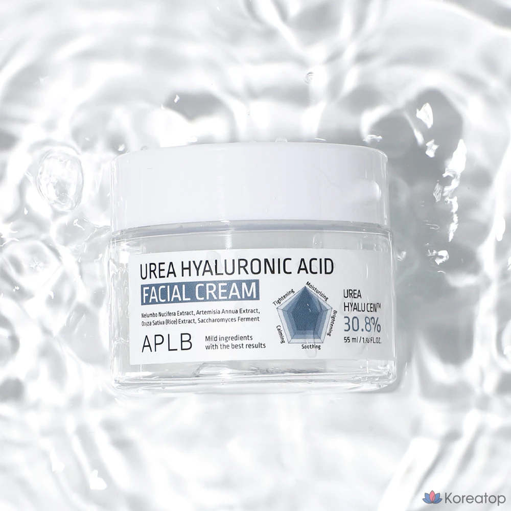 Крем для лица APLB Urea Hyaluronic Acid Facial Cream, 55 мл, 1 шт.