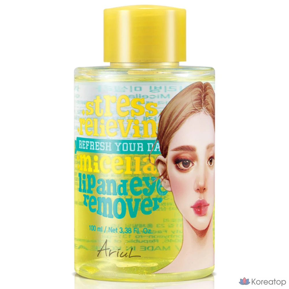 Мицеллярная вода для снятия макияжа с губ и глаз Ariul Stress Relieving Micellar Lip & Eye Remover, 100 мл, 1 шт.