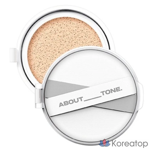 Кушон ABOUT TONE Skin Layer Fit Cushion Refill, оттенок 19 Fair, 13 г, 1 шт.