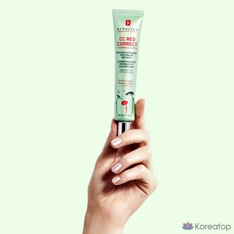 Крем с эффектом коррекции цвета Erborian Red Correct CC Cream SPF25, 45 мл, 1 шт., фото 2