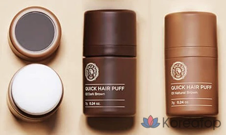 Пудра для волос The Face Shop Quick Hair Puff, оттенок Natural Brown, 7 г, 1 шт.