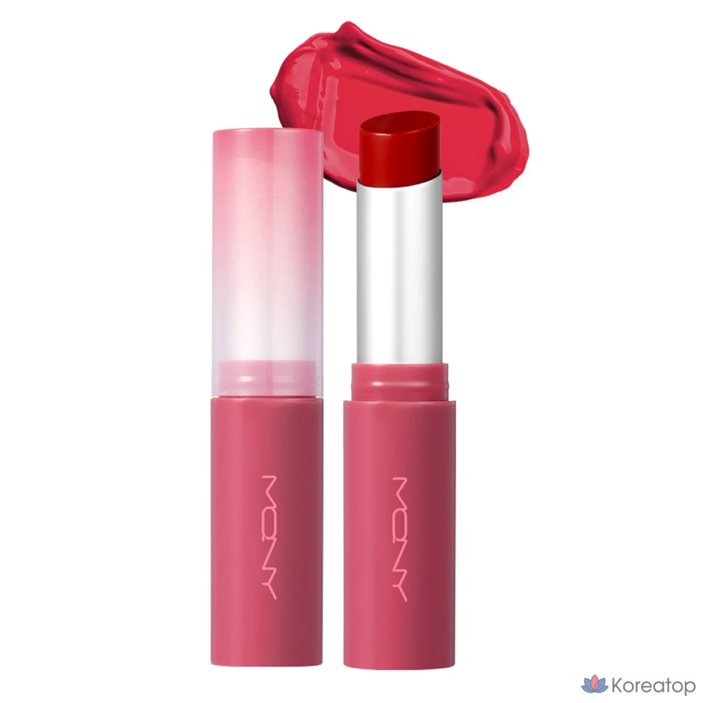 Помада Mqny Glow Melting Lipstick, оттенок 05 Cherry Crush, 3.5 г, 1 шт.