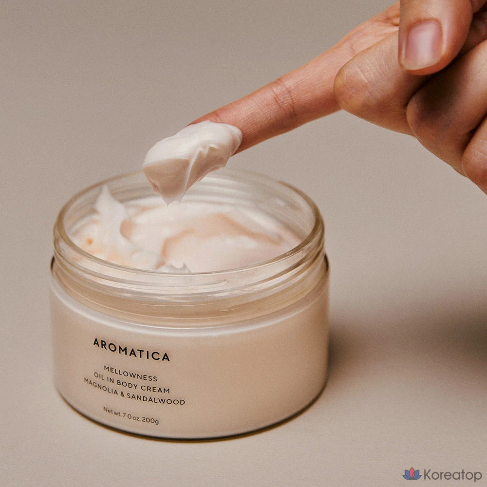 Увлажняющий крем для тела Aromatica Mellowness Oil in Body Cream Magnolia Sandalwood, 200 г, 1 шт.