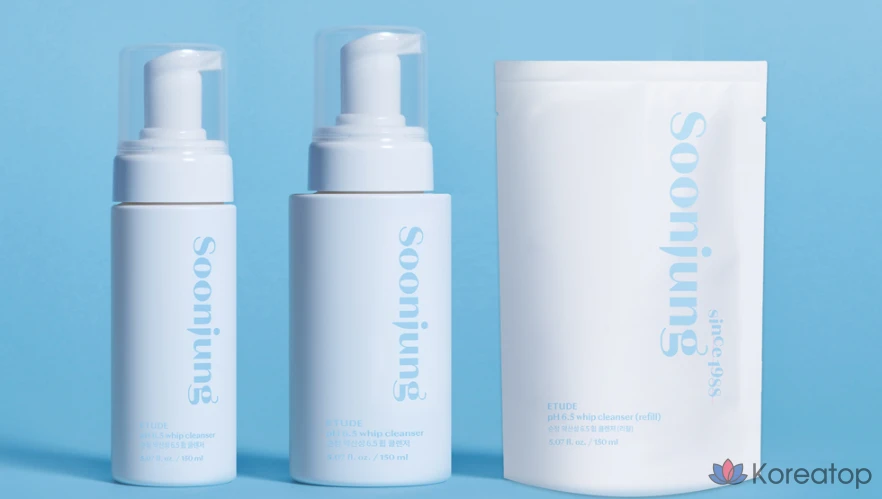 Пенка для умывания Etude House Soonjung pH 6.5 Whip Cleanser, 150 мл, 1 шт.